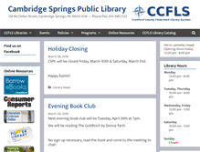 Tablet Screenshot of cambridge.ccfls.org